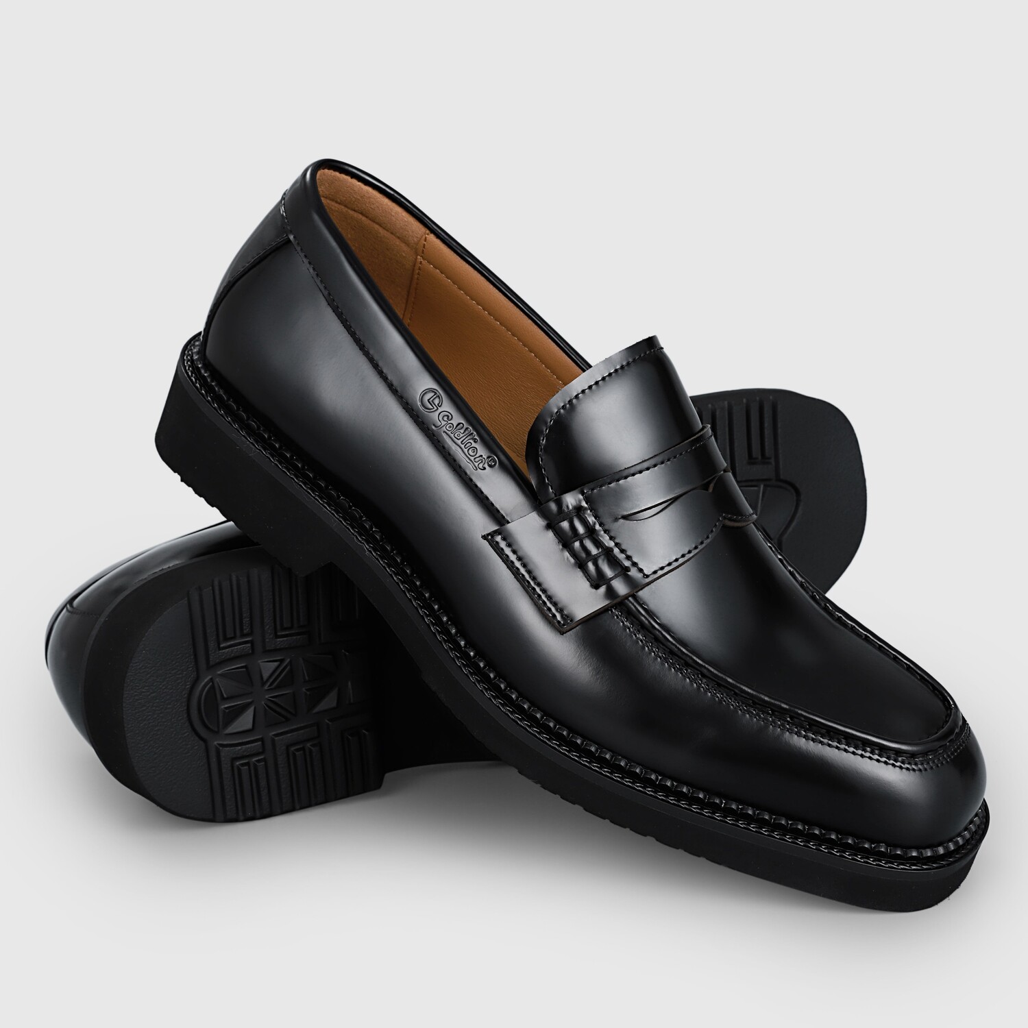 Туфли мужские Men"s Casual Men Low-Top Goldlion, темно-серый — фото 3