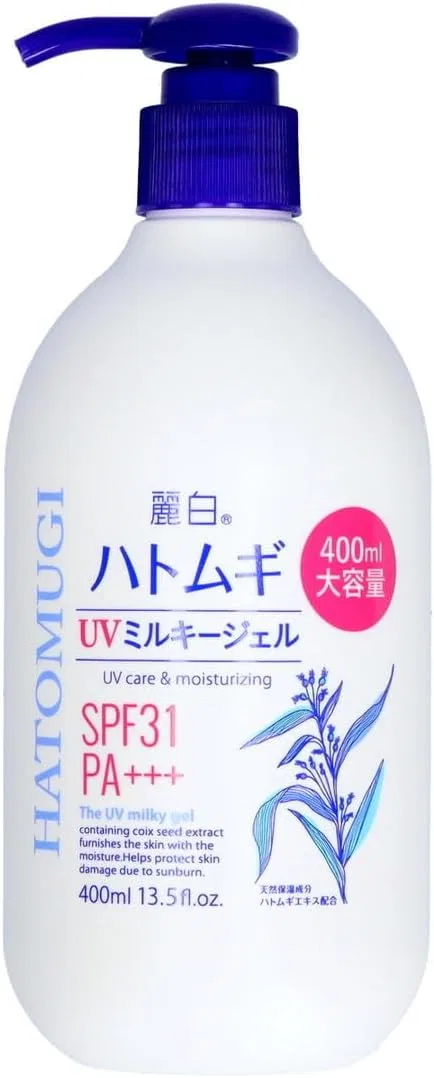 Солнцезащитный молочный гель Rewhite Pearl Barley UV Milky Gel SPF31 PA+++, 400 мл, 4 шт Li Bai