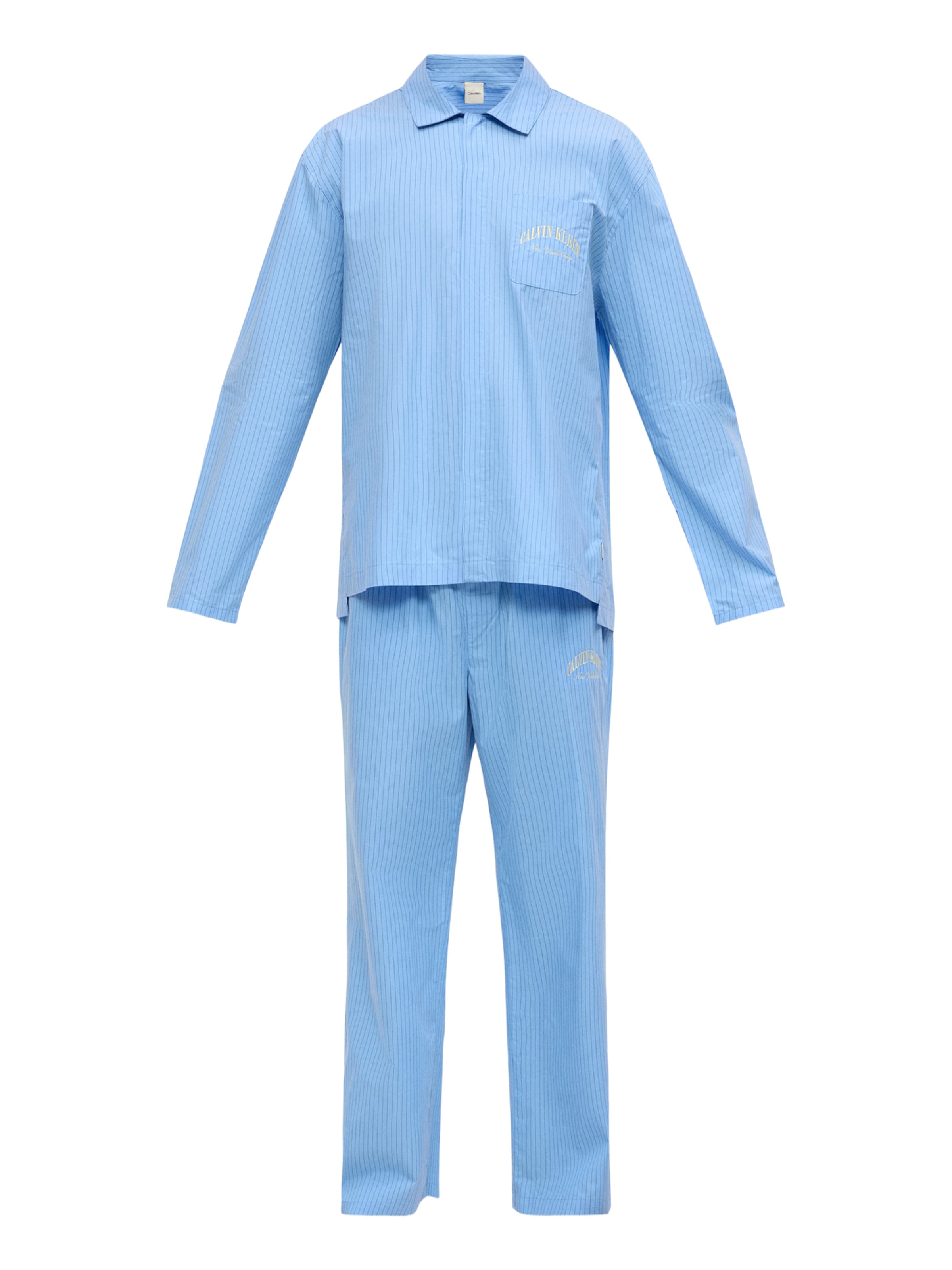 

Calvin Klein Underwear Пижама длинная 'HERITAGE' в цвете Navy, Light Blue