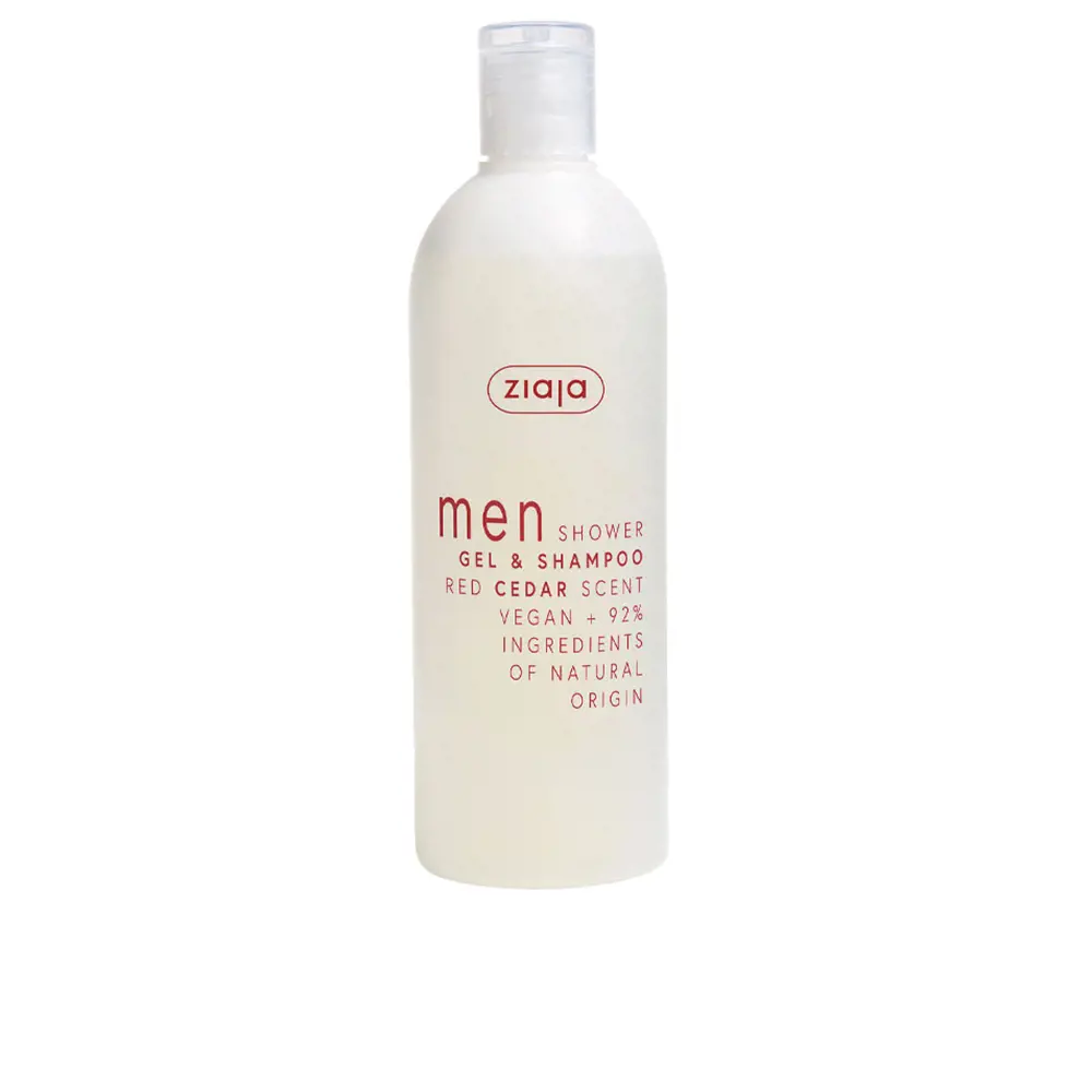 

Гель для душа Men gel de ducha y champú red cedar Ziaja, 400 мл.
