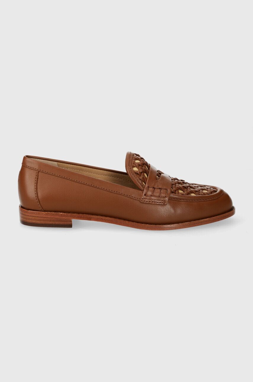 

Кожаные лоферы Lauren Ralph Wynnie II Lauren Ralph Lauren, коричневый