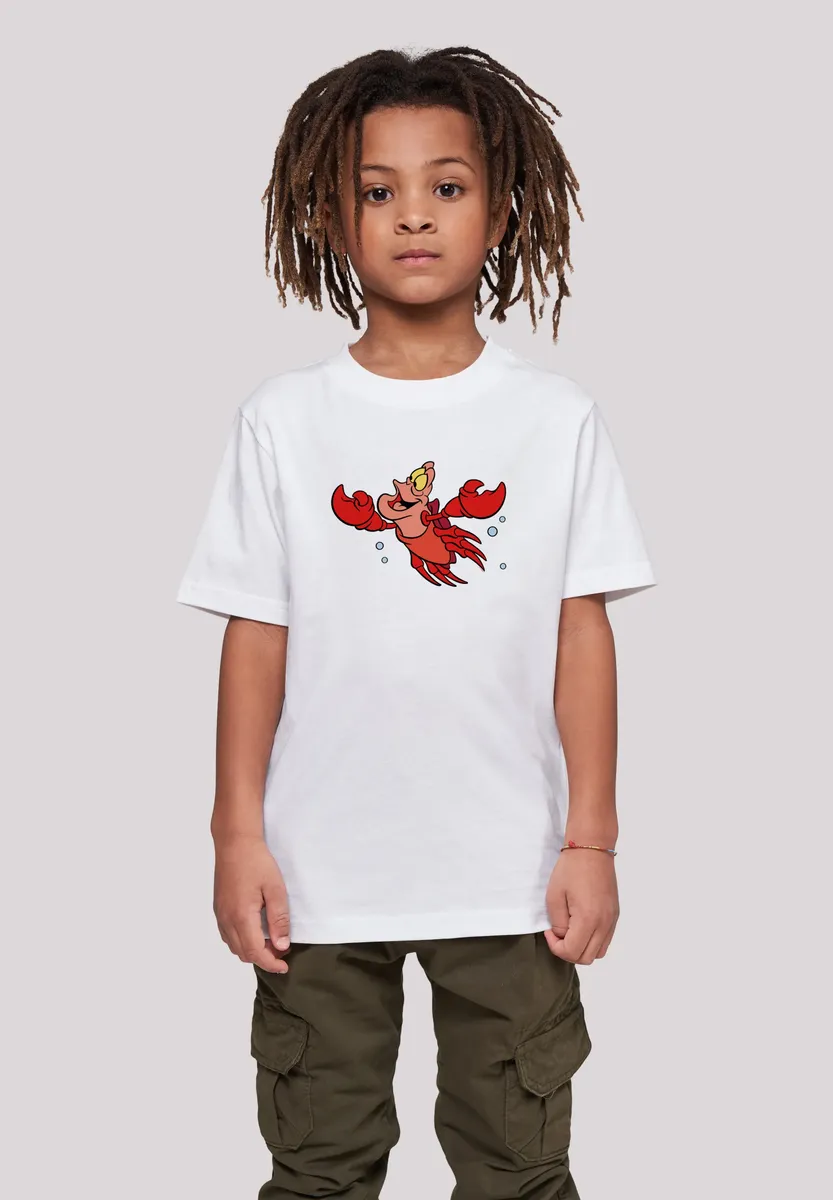 

Футболка F4NT4STIC "Disney The Little Mermaid Sebastian Bubbles", унисекс для детей, товары премиум-класса, для мальчиков, для девочек, с принтом, белый