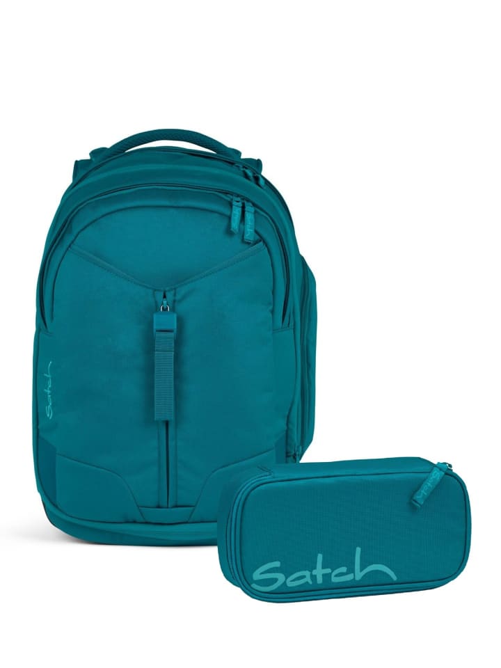 

Satch Набор из двух школьных рюкзаков MATCH Deep Petrol синего цвета