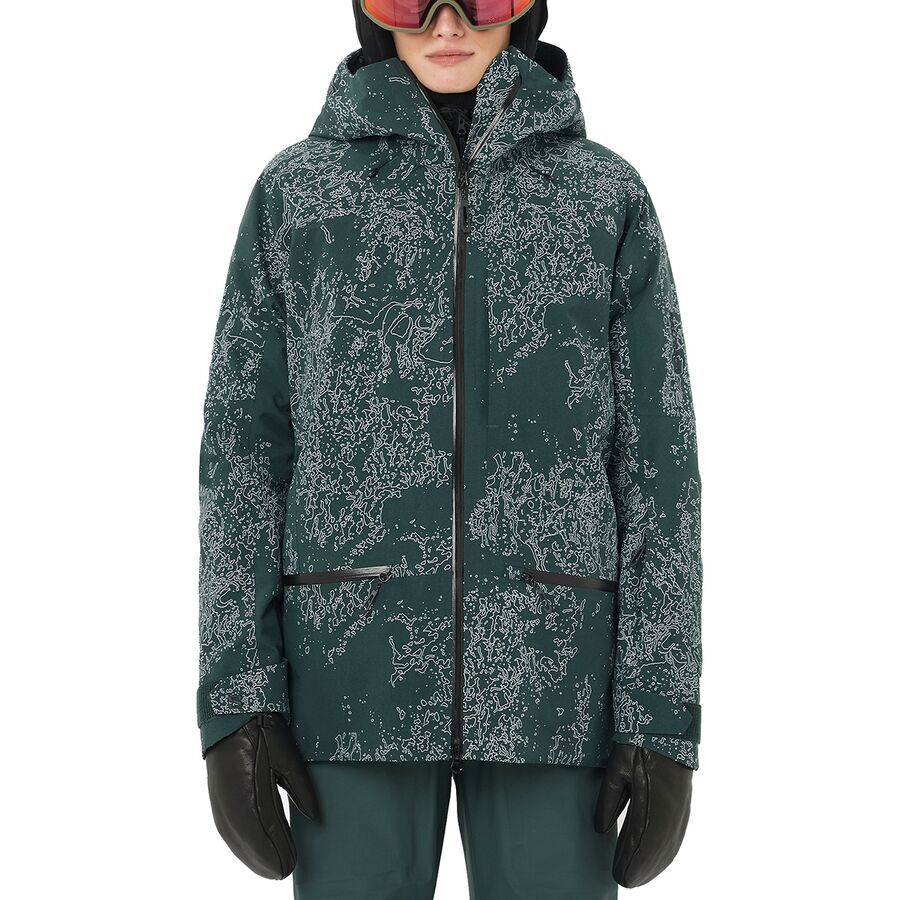 

Куртка Salomon Absolute 3L Salomon, Aop/Green Gables