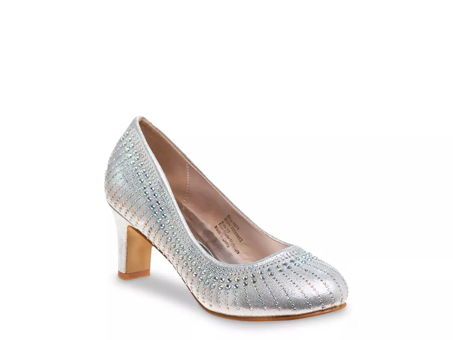 

Roxanne Туфли - детские Badgley Mischka, Silver Metallic
