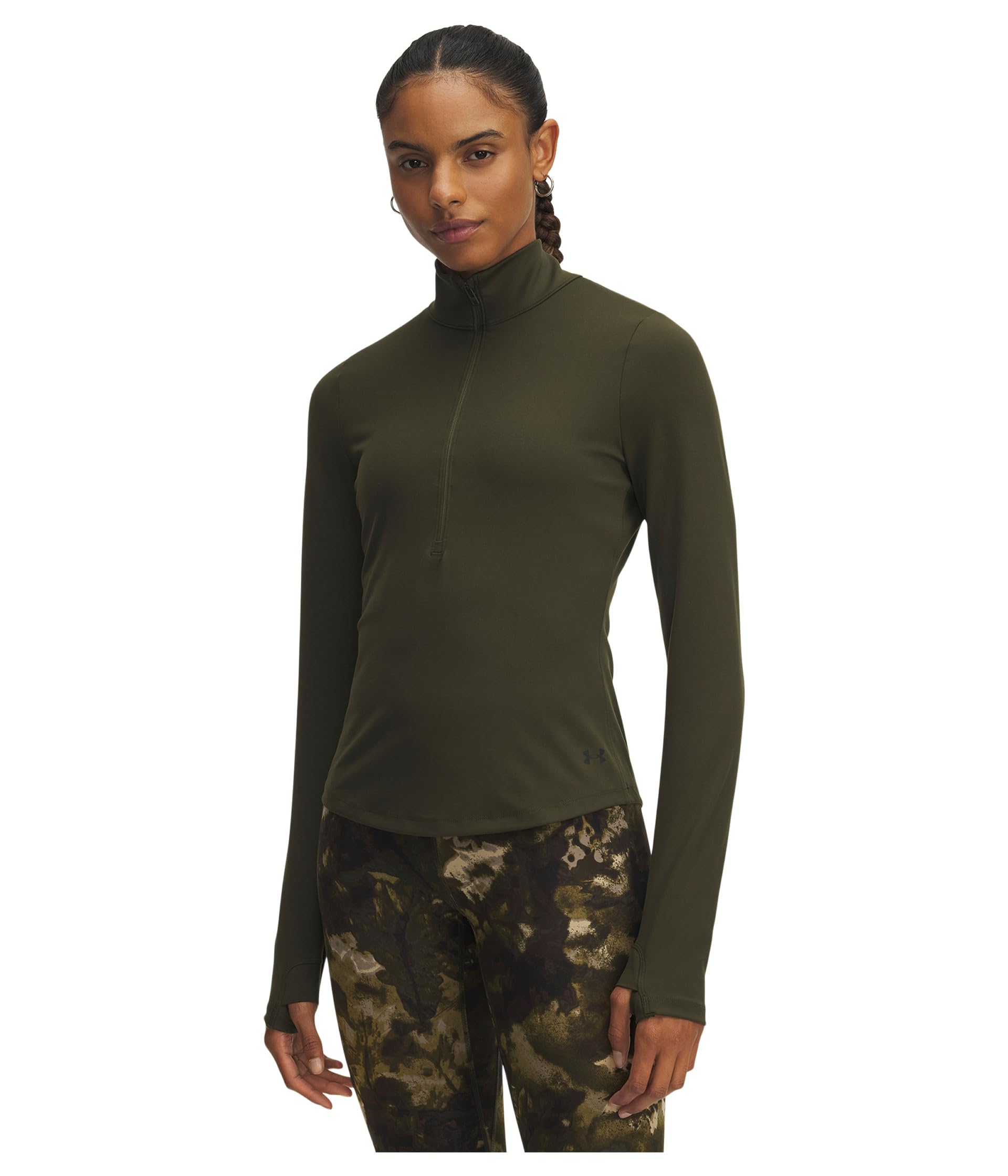

Толстовка Under Armour Motion 1/2 Zip, цвет Expedition Green/Black