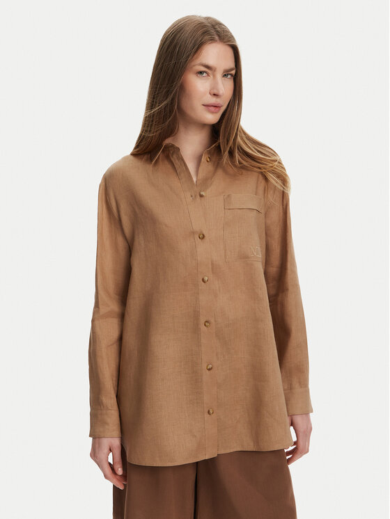 

Рубашка обычного кроя Noel 2516111018 Max Mara, коричневый