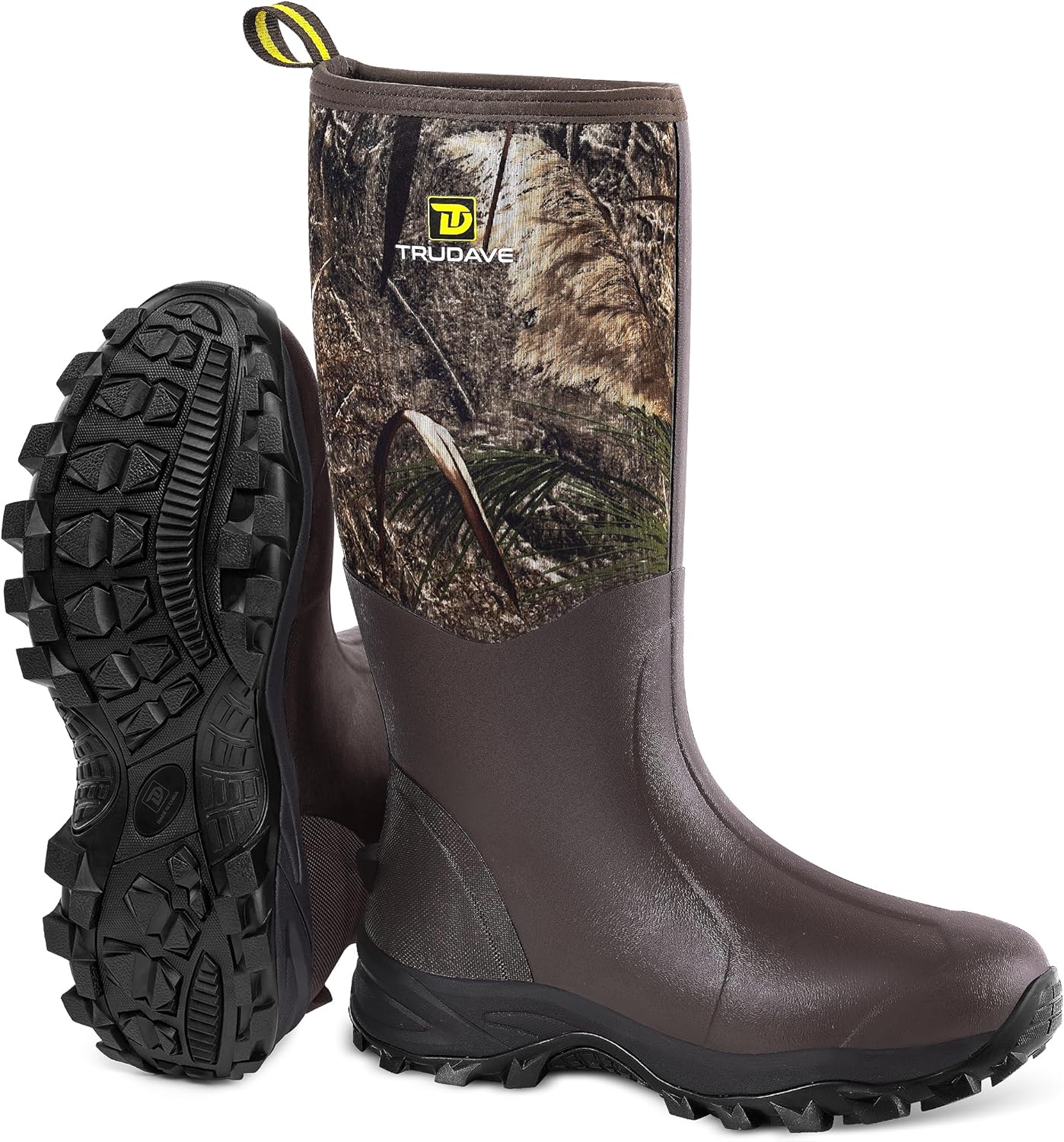 

Резиновые сапоги для мужчин и женщин с металлической вставкой, надежные водонепроницаемые утепленные сапоги из неопрена толщиной 6 мм Trudave, Reed Grass