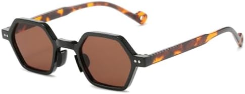 

Солнцезащитные очки 2027 Clear Ocean Lens Polygon, модные, с защитой от УФ-излучения UV400, шестиугольные линзы, заклепки, для женщин и мужчин, размер C2, один размер MTZJH, One Color