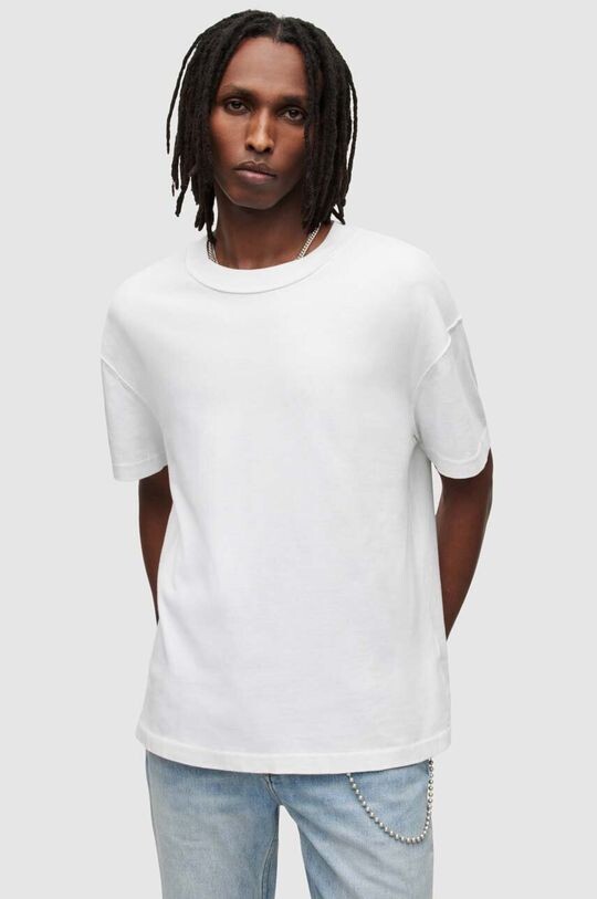 

Хлопковая футболка ISAC SS CREW AllSaints, белый