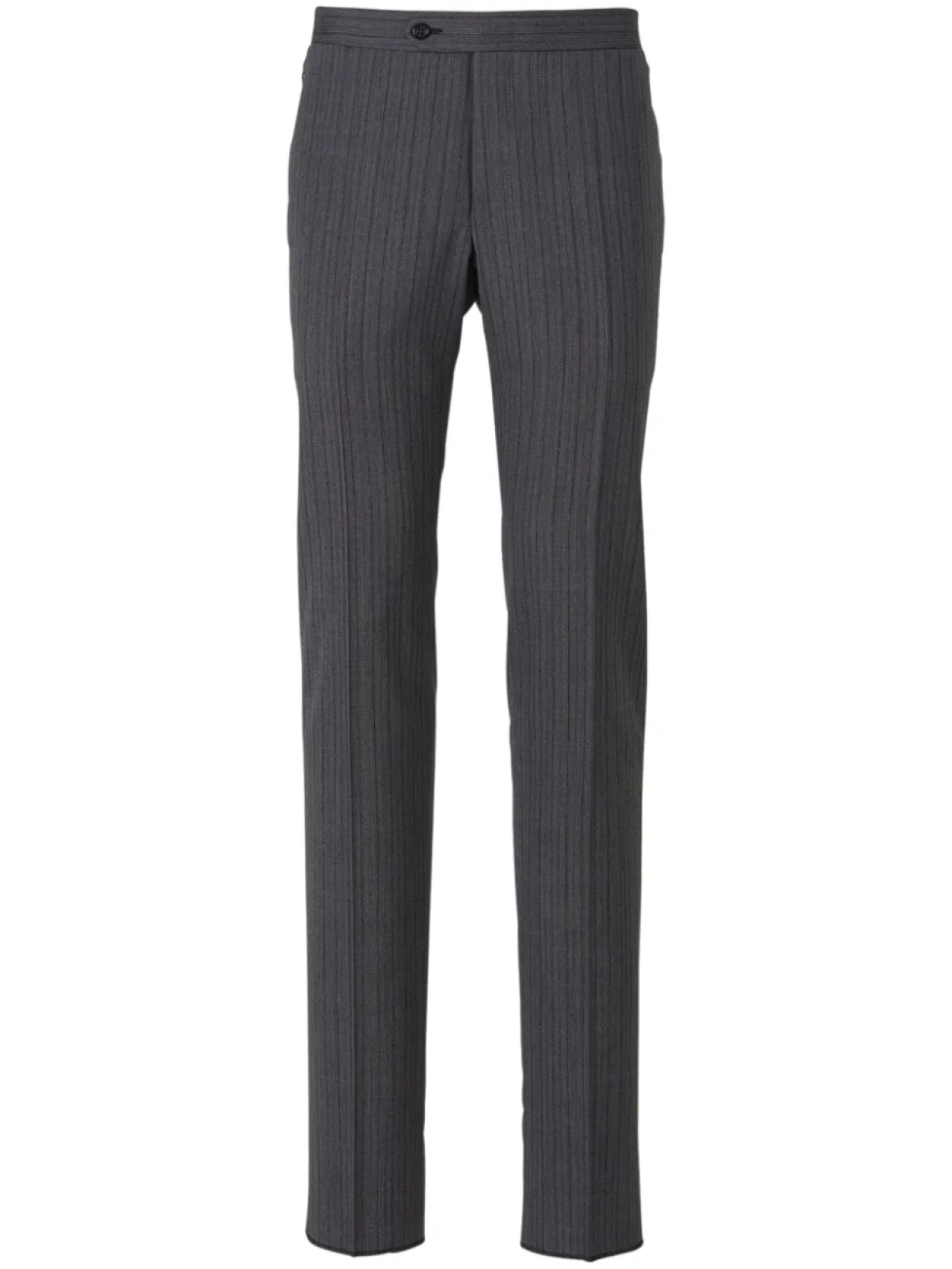 

Canali полосатые брюки строгого кроя, серый