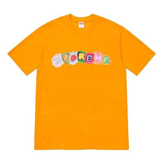 

Футболка fw19 week 7 pillows tee logo tee Supreme, оранжевый