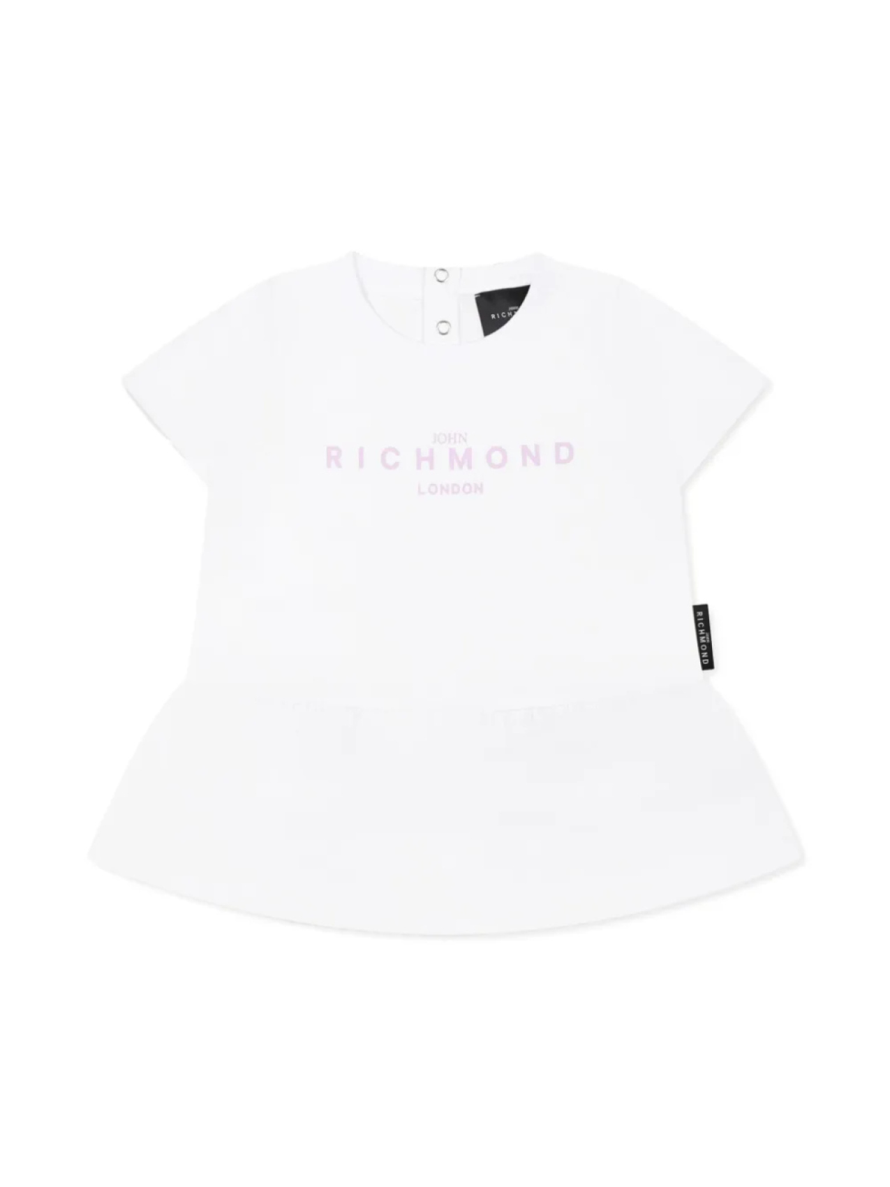 

Платье с логотипом John Richmond Junior, белый