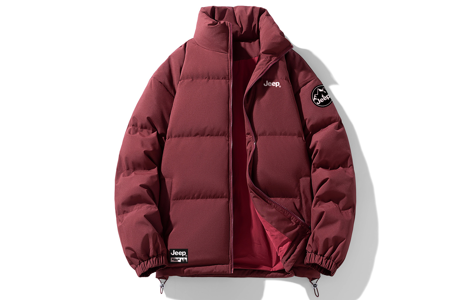 

Jeep Пуховик Unisex, Burgundy