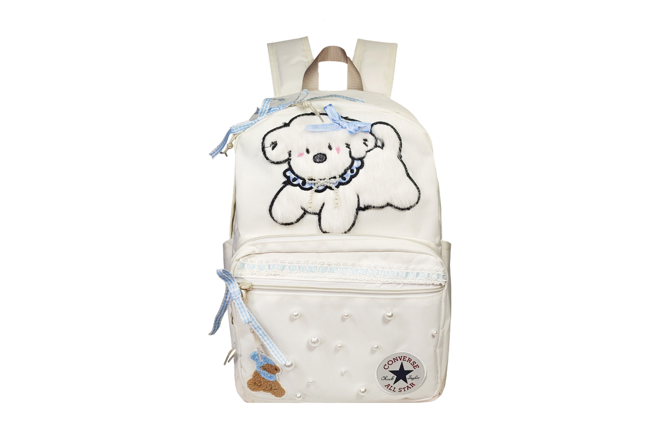 

Converse Полиэстеровый рюкзак Regular женский Feather White