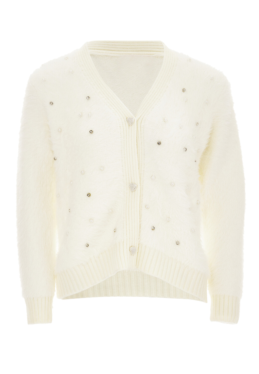 

Толстовка Swirly Strickjacke, белый