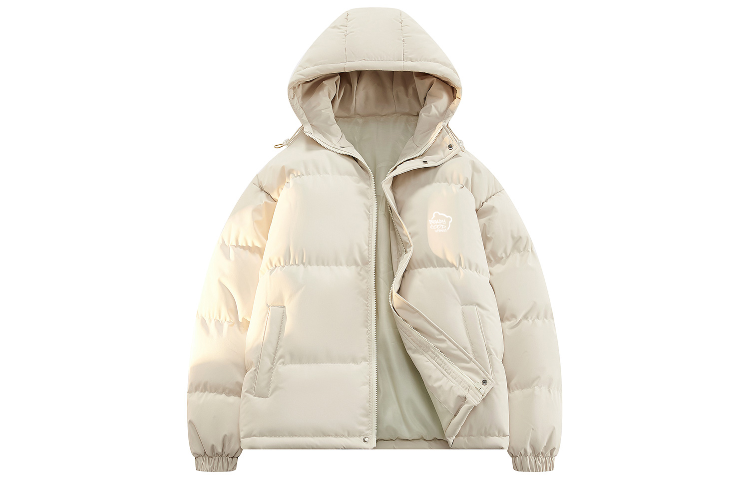 

Disney Пуховик Unisex, Khaki Puffer Jacket Hooded[BM06]