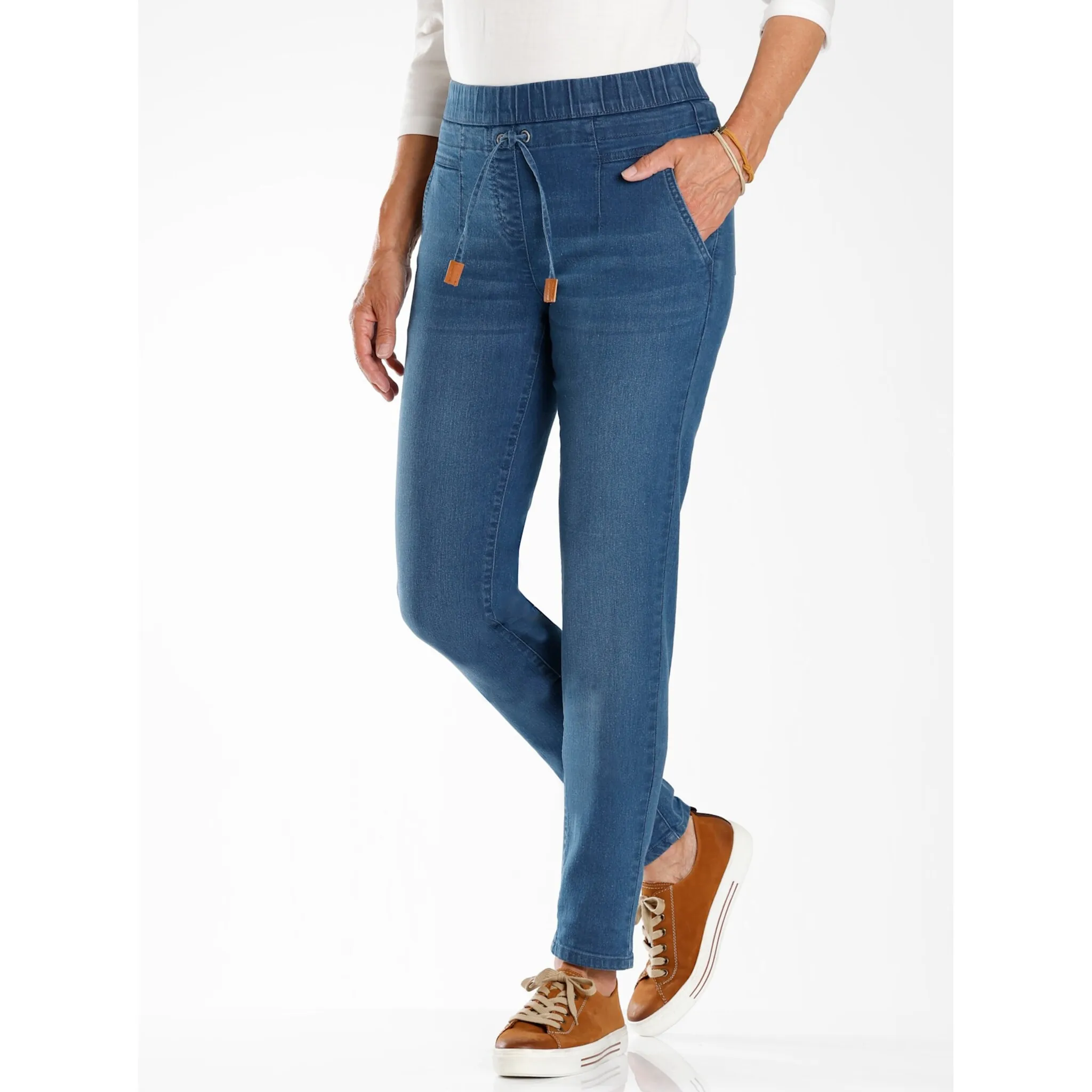 

Джинсы без застежек Classic Basics (1 шт.), синий
