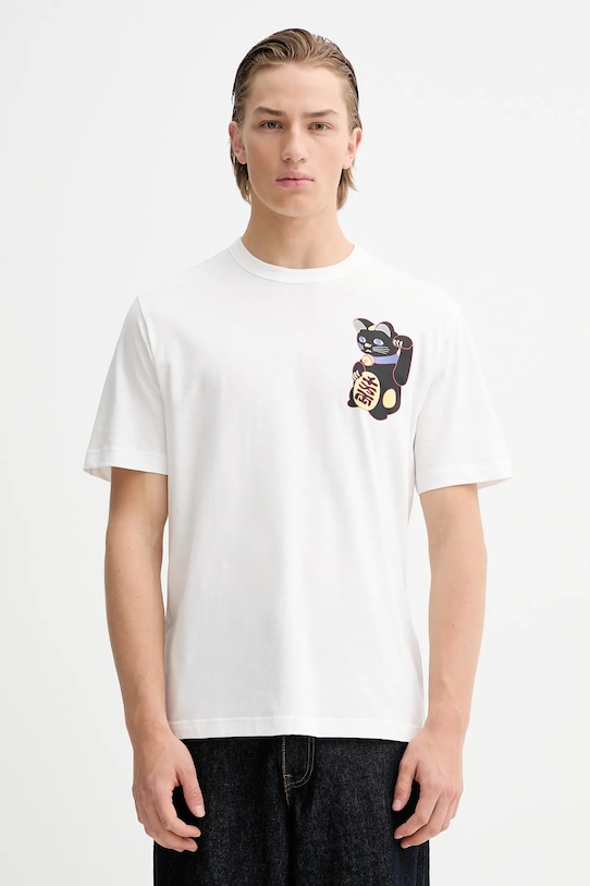 

Хлопковая футболка Ps Paul Smith, белый