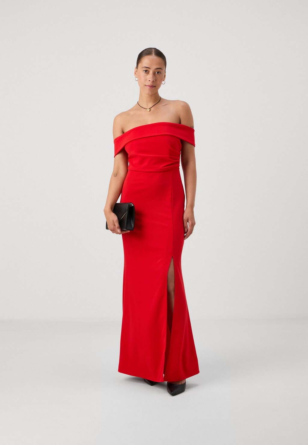 

Платье из джерси WEDDING MARIA OFF SHOULDER MAXI WAL G PETITE, красный