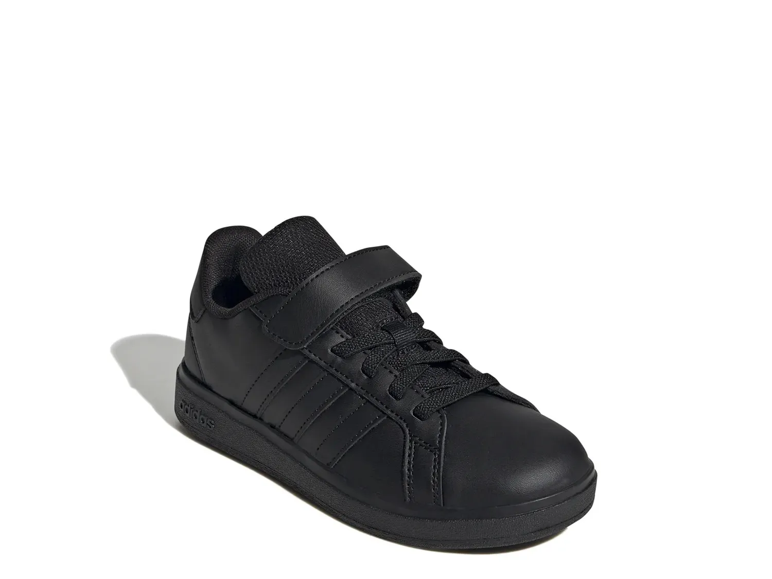 

Кроссовки Adidas Grand Court 2.0 — детские, черные/черные