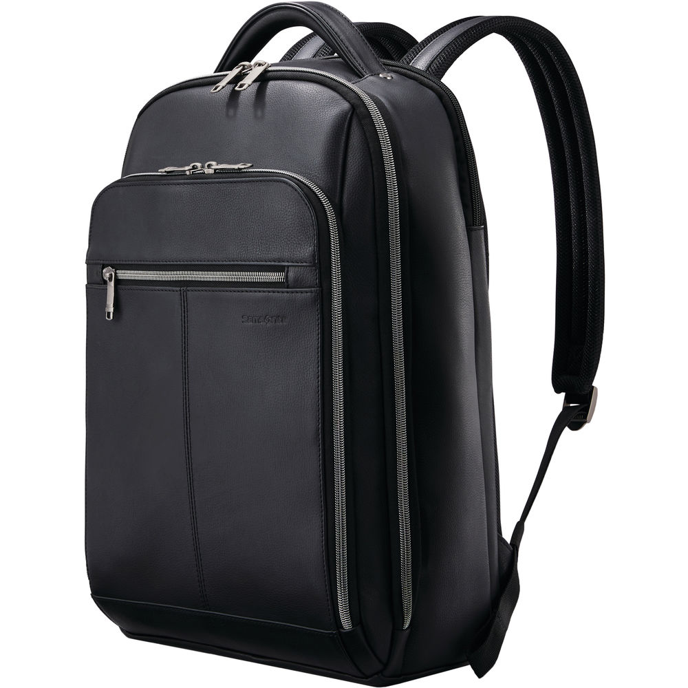 

Классический кожаный рюкзак Samsonite (черный)