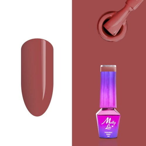 

Molly Lac, Гибридный лак для ногтей, Miss Iconic Coral Gloss, 5 мл № 513