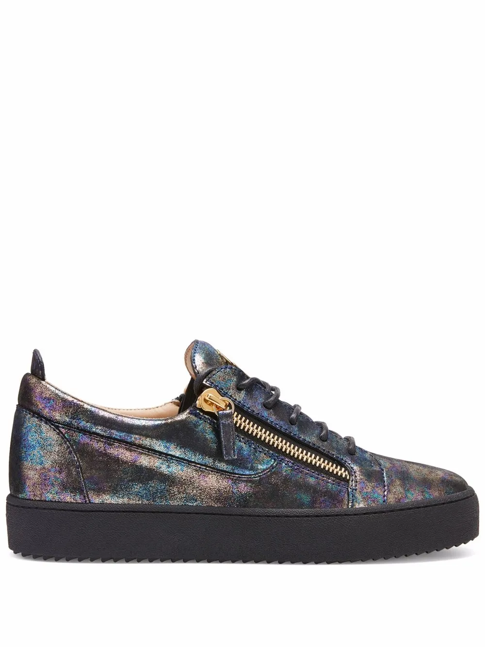 

Кеды Frankie с эффектом краски Giuseppe Zanotti, серый