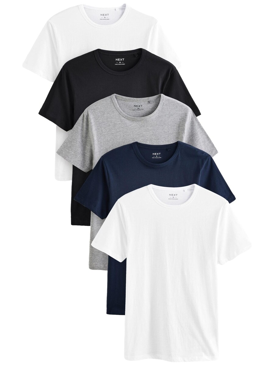 

Рубашка Next, цвет Dark blue/mottled grey/Black/White