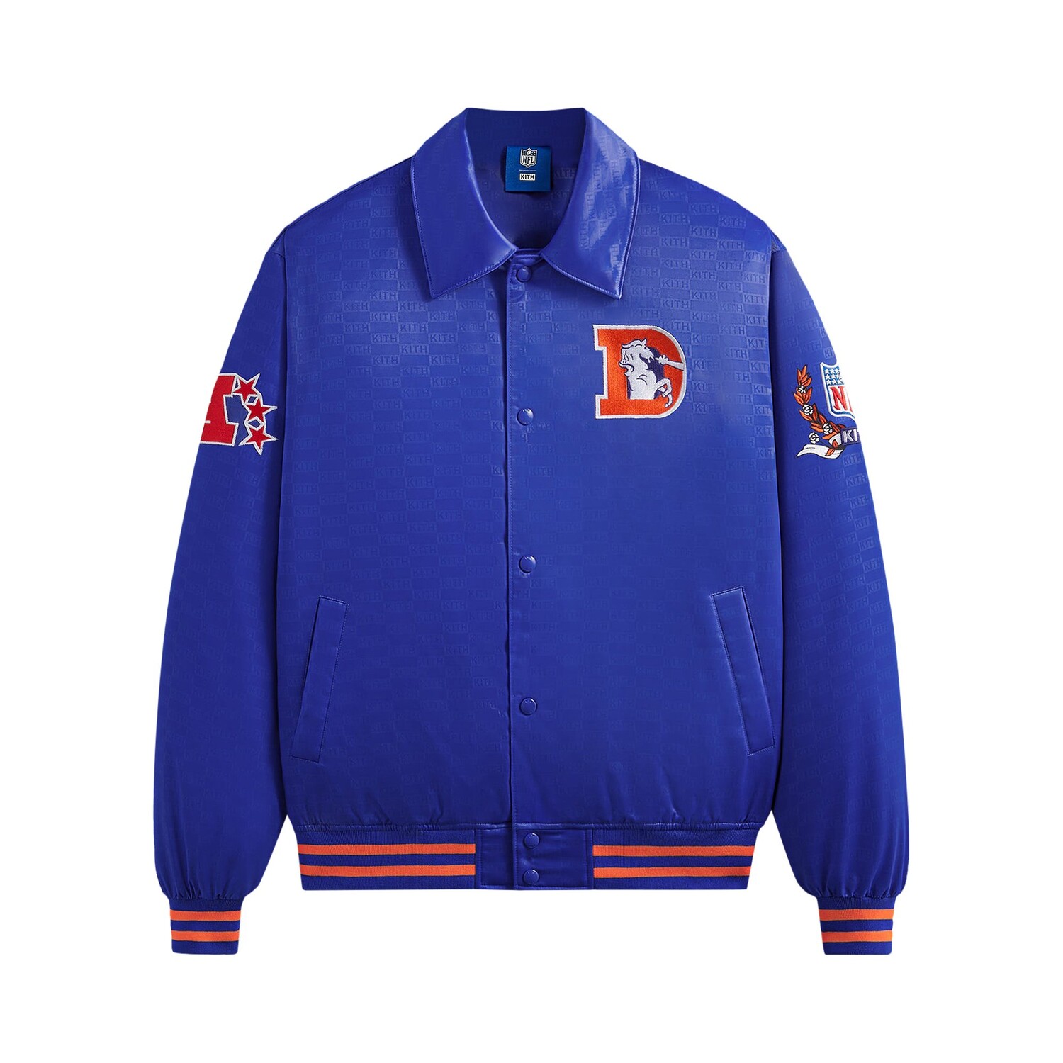 

Kith For The NFL: атласный бомбер Broncos Sonam