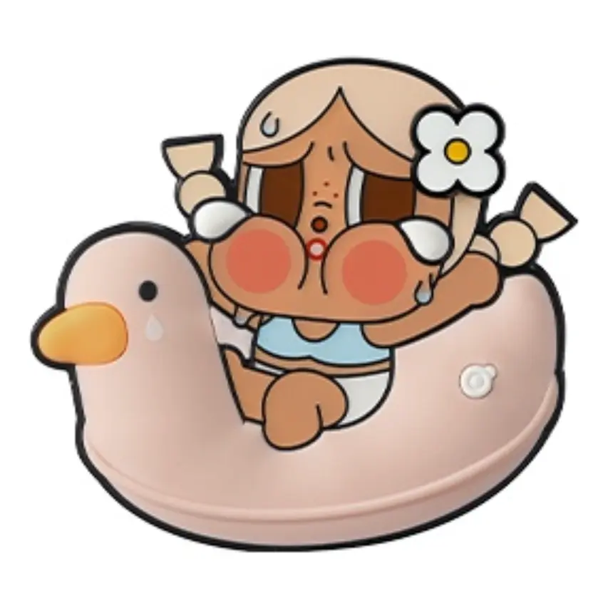 

Фигурка Pop Mart CRYBABY Vacation Mode On Series Fridge Magnet 'Chilling on the Beach'