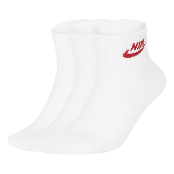 

Носки Nike Everyday Essential Ankle Sock(3 Pack) Unisex White, белый