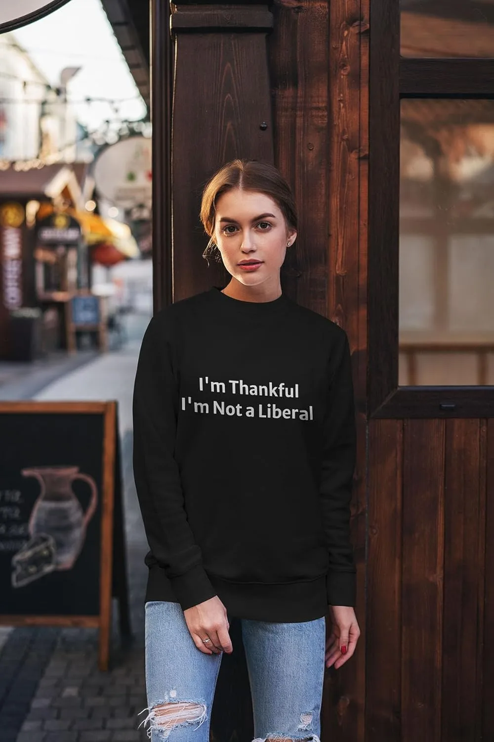 

Толстовка "I'm Thankful I'm Not A Liberal" с юмором на День Благодарения Czbic