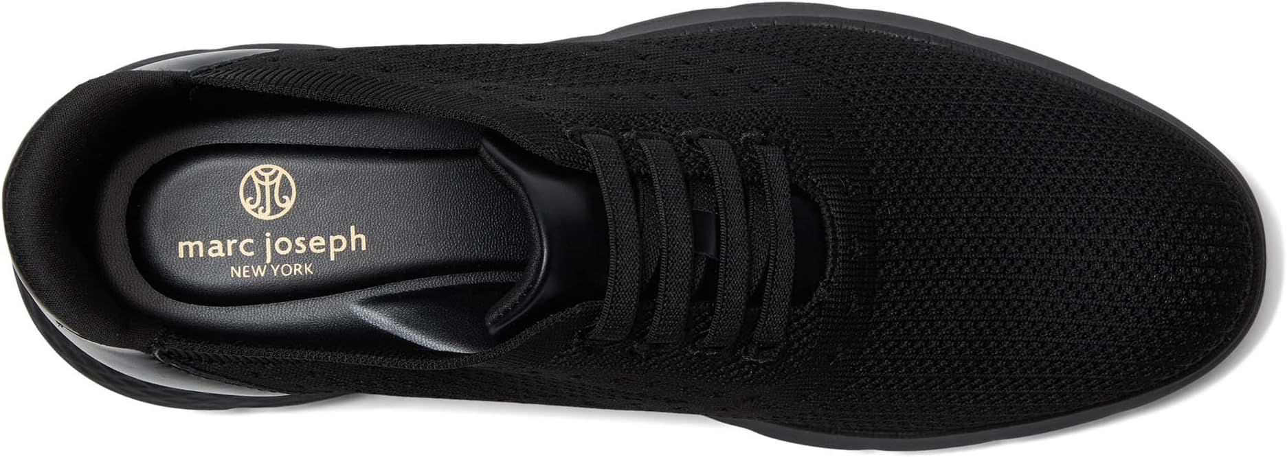 Кроссовки Marc Joseph New York Victory Street, цвет Black Leather/Black Sole — фото 2