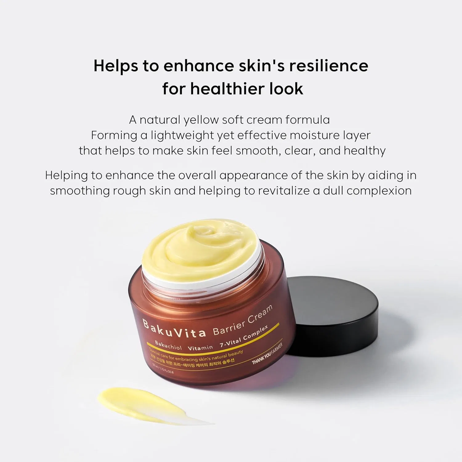 Крем для лица Thankyou Farmer — Веганский дневной и ночной «BakuVita Barrier Cream» от — фото 4