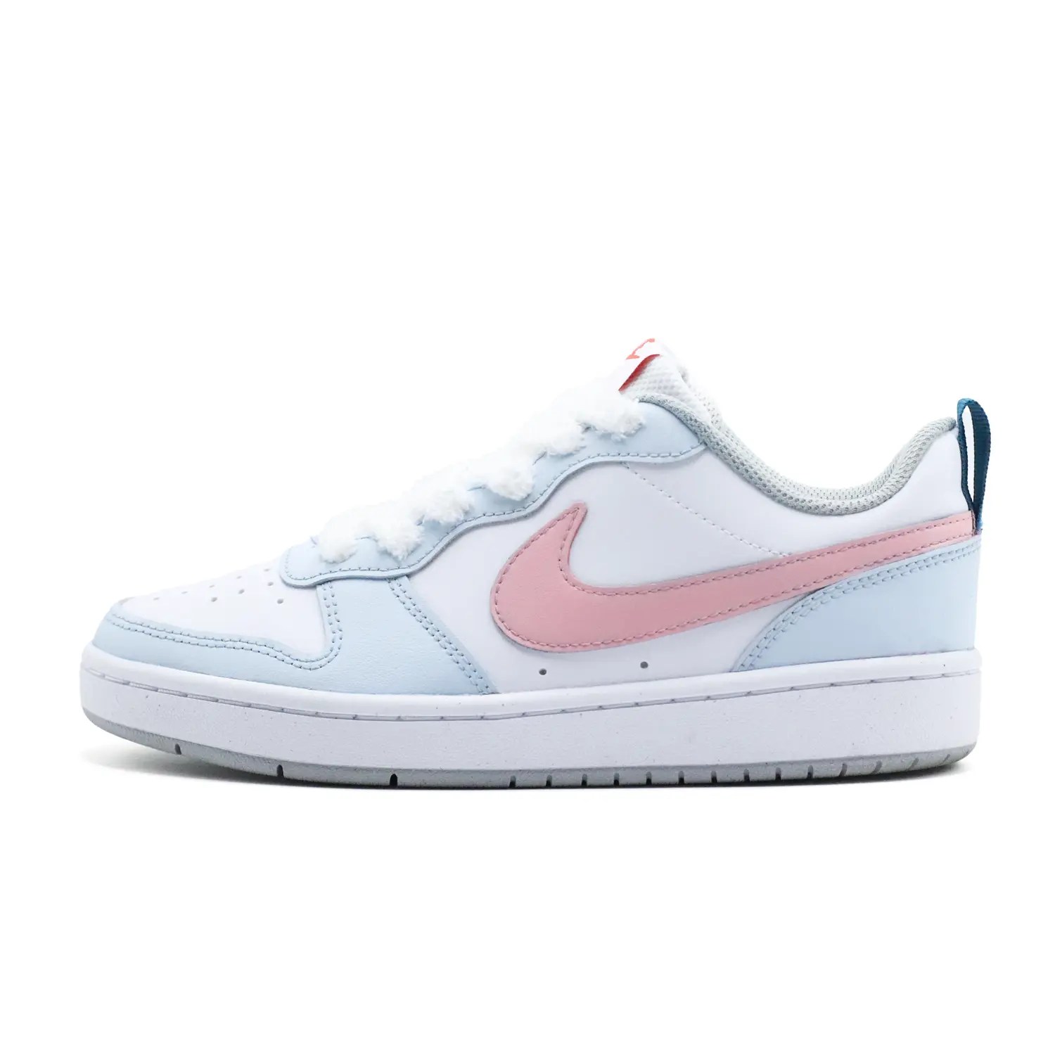 

Nike Детские кроссовки для скейтбординга Court Borough с нескользящей подошвой, износостойкие, розовые, для подростков