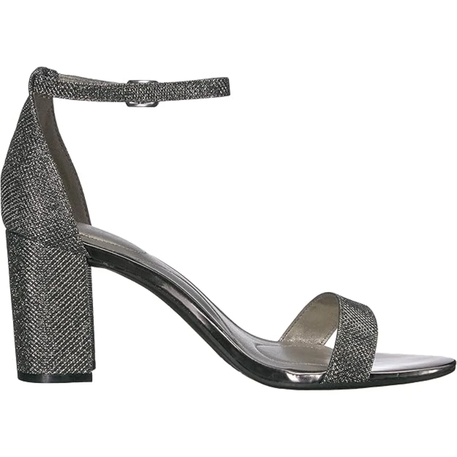 Мужские сандалии Bandolino Armory Dress Sandal Gunmetal с ремешком на щиколотке и массивным каблуком RHS7696 — фото 2