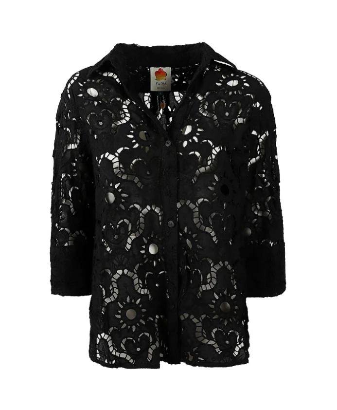 

Удобная рубашка Farm Rio, черный