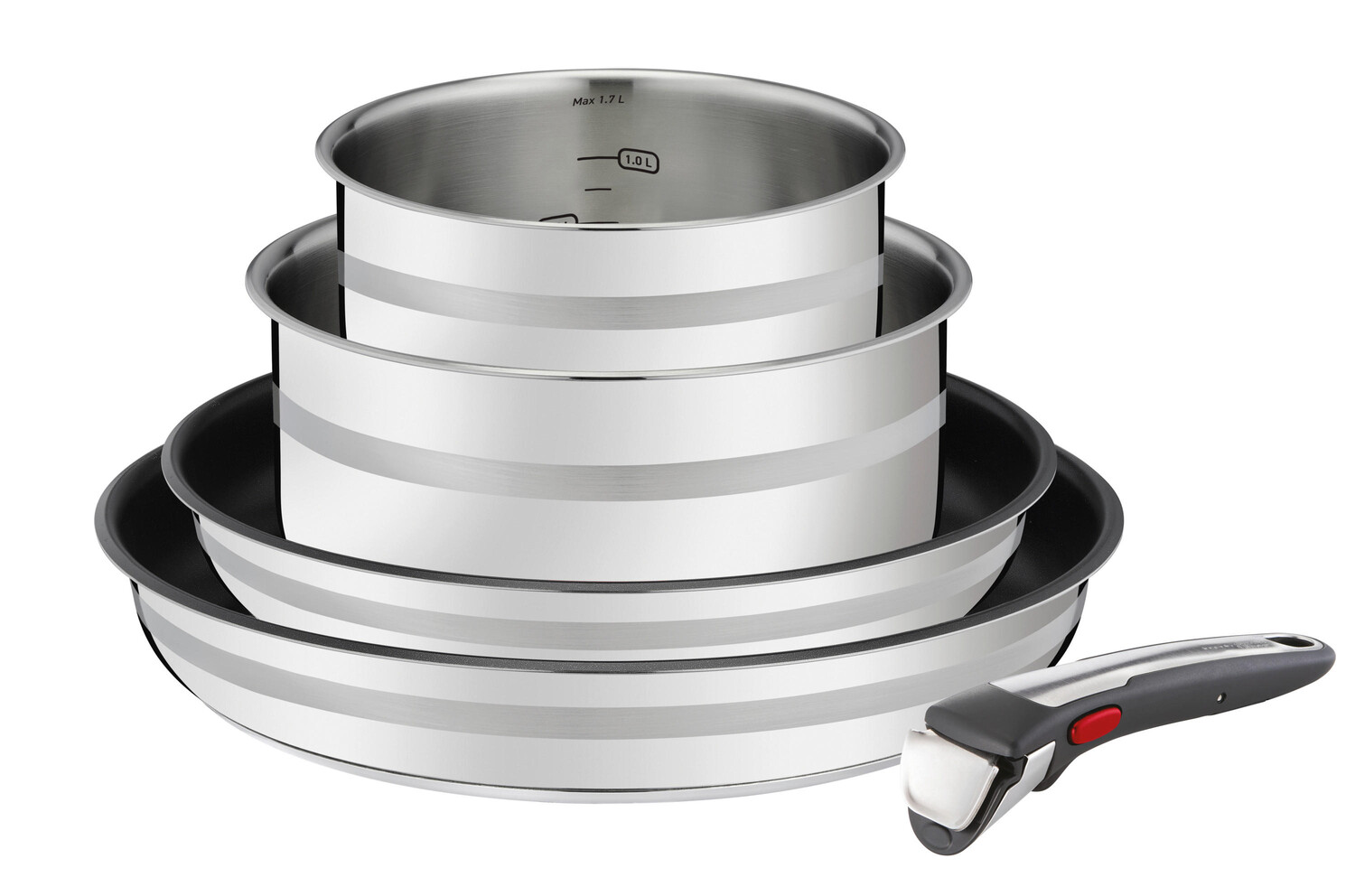 

Набор сковородок и кастрюль jamie oliver ingenio g6 5 предметов Tefal, мультиколор, Серый, Набор сковородок и кастрюль jamie oliver ingenio g6 5 предметов Tefal, мультиколор
