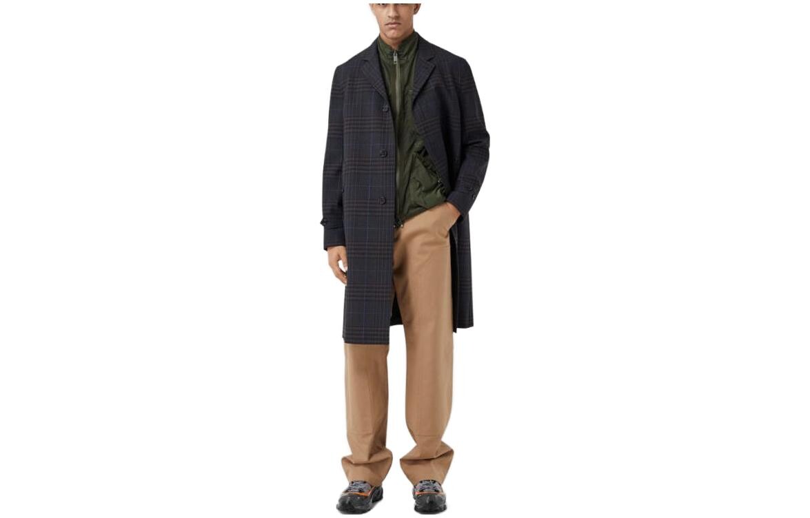 

Пальто мужское синее Burberry, синий