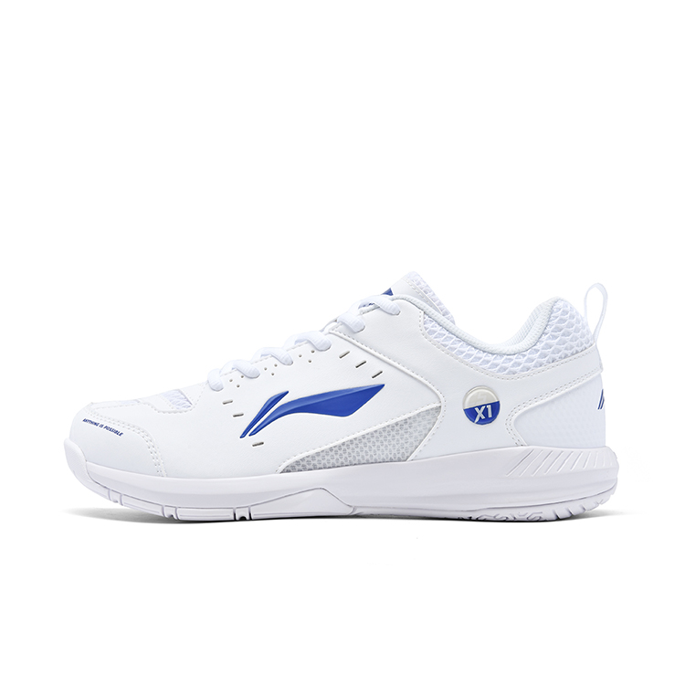 

LiNing Rocket Shoe 2.0 Противоскользящие, износостойкие, легкие низкие бадминтонные кроссовки унисекс бело-синие + шнурок для обуви, цвет White Blue+Drawstring Shoe Bag