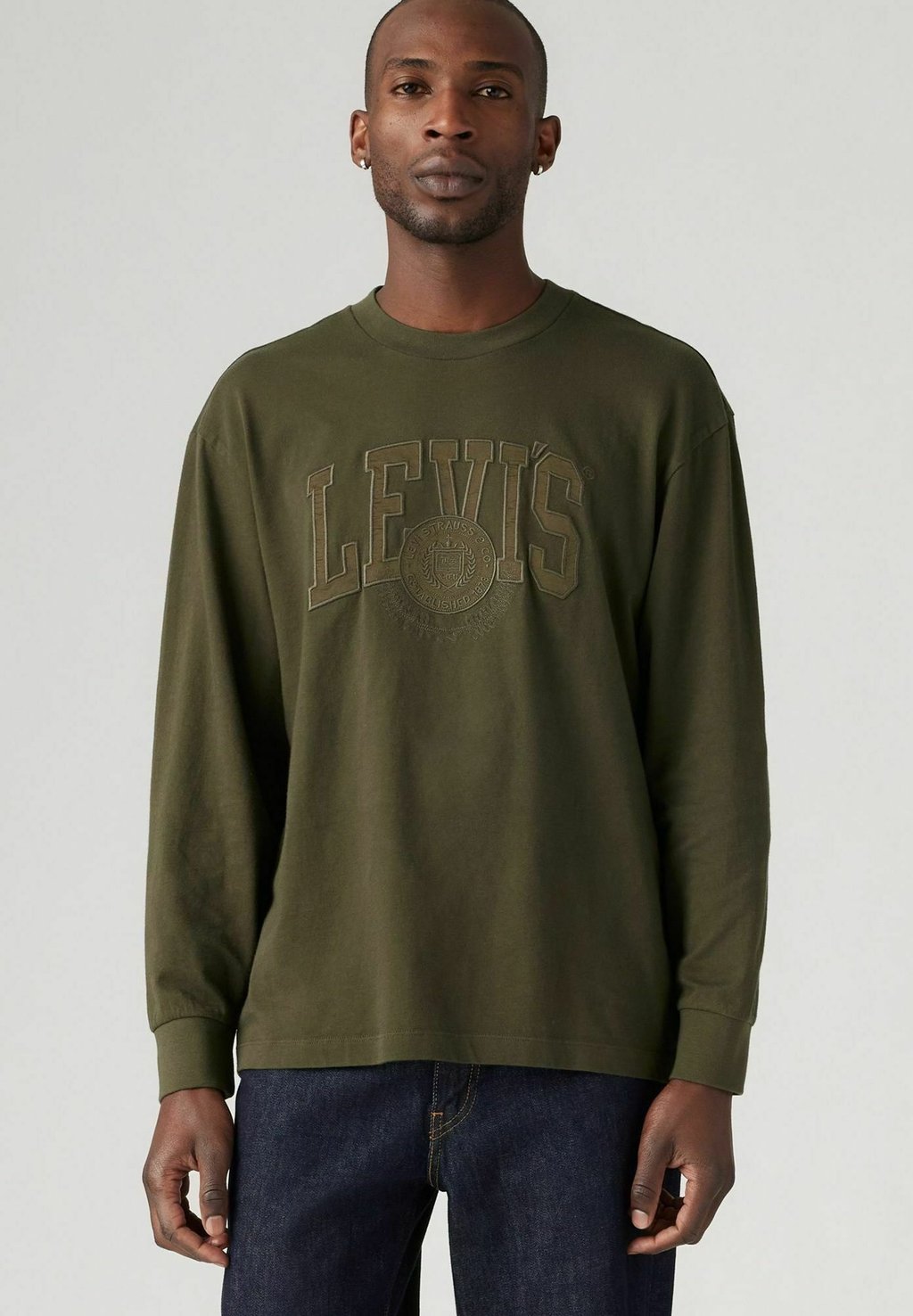 

Лонгслив LONG SLEEVE GRAPHIC AUTHENTIC TEE Levi's, коричневый