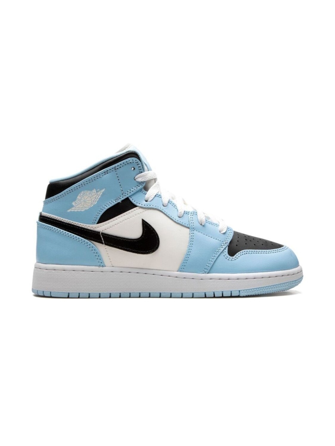 Jordan кроссовки Air Jordan 1 Mid Ice Blue, синий — фото 2