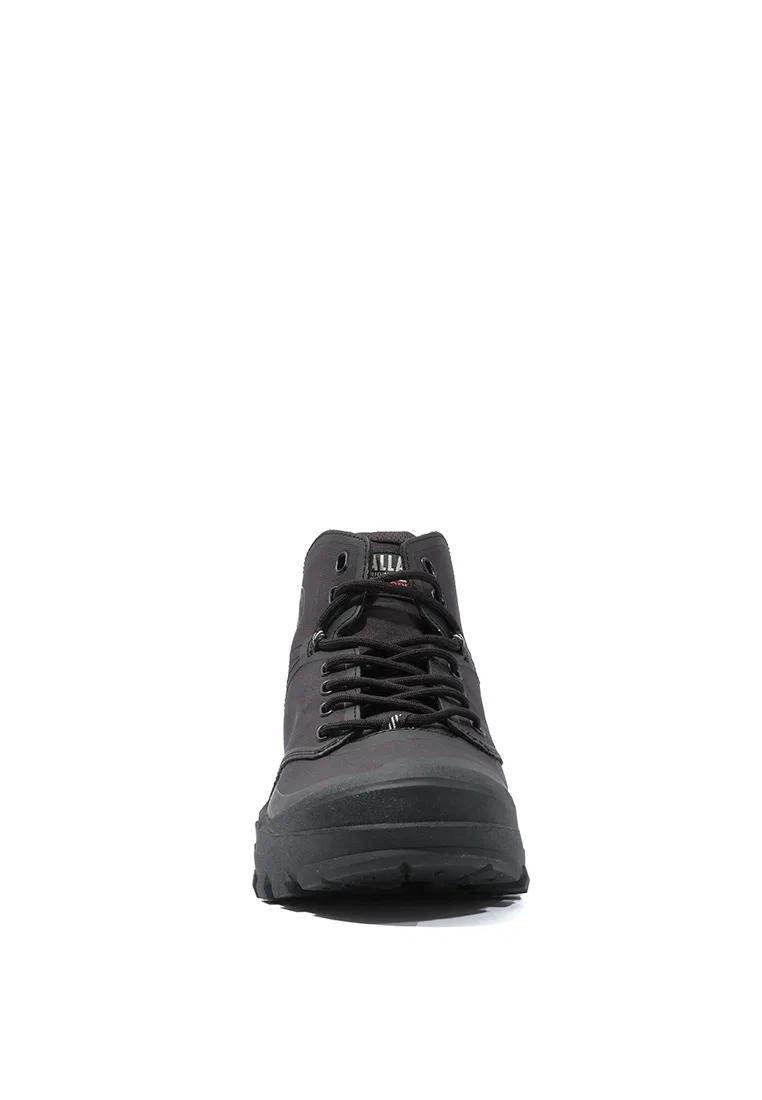 Ботинки женские, водонепроницаемые, модель Pallarider Mid-Top, Unisex, черные Palladium — фото 3