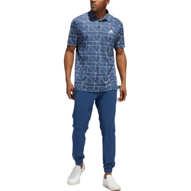 Повседневные брюки Men's adidas Solid Color Slim Fit Bundle Feet Athleisure Casual Sports Pants Blue HG3670 — фото 2