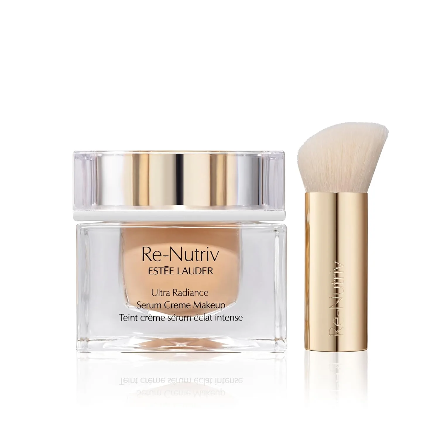 Крем-сыворотка Estée Lauder Re-Nutriv Ultra Radiance | Роскошная тональная основа с гиалуроновой кислотой | Стойкость и увлажнение до 12 часов, 30 мл, 1N2 Ecru - Light with neutral rosy undertones