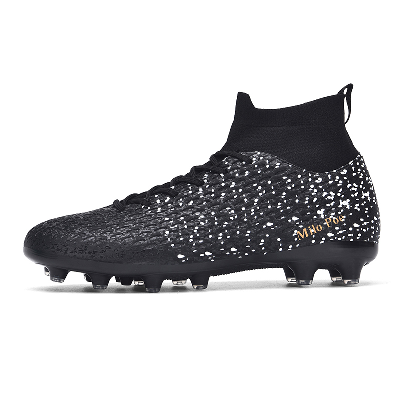 

CariteSport Футбольные бутсы унисекс черные с длинными шипами, цвет Black-Long Stud