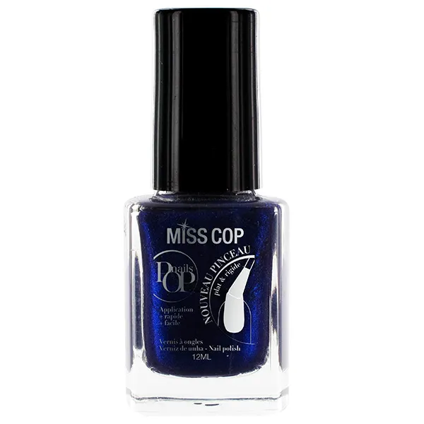 

Лак для ногтей Pop Nails Azules Miss Cop, цвет bleu noir