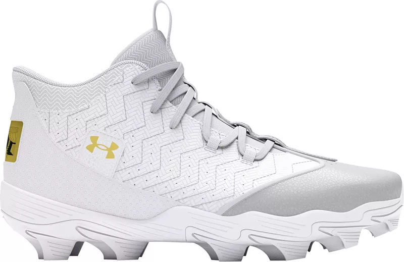 

Мужские бейсбольные бутсы Under Armour Harper 9 RM, белый/золотой