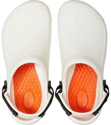 Унисекс сабо Crocs Bistro Pro LiteRide для работы, белый — фото 2
